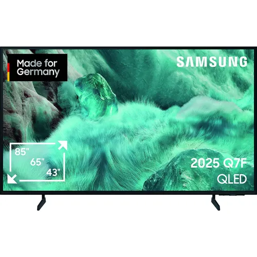 SAMSUNG GQ43Q7F QLED TV Vision AI Smart 43 Zoll - UHD 4K Fernseher mit Vision AI für optimierte Bildqualität und Smart TV-Funktionen, ideal für dein Zuhause.