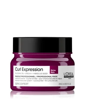 L'Oréal Professionnel Serie Expert Curl Expression Maske 250 ml - Intensive Pflege für lockiges Haar. Die reichhaltige Maske sorgt für Definition und Geschmeidigkeit, ideal für die tägliche Haarpflege.
