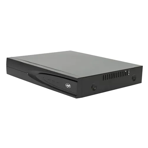 NVR PNI House IP816 mit 16 Kanälen und 4K - Überwachungsrekorder mit 16 Kanälen für bis zu 5MP oder 10 Kanälen in 4K. Genießen Sie eine einfache Installation und zuverlässige Konnektivität für eine umfassende Sicherheitslösung.