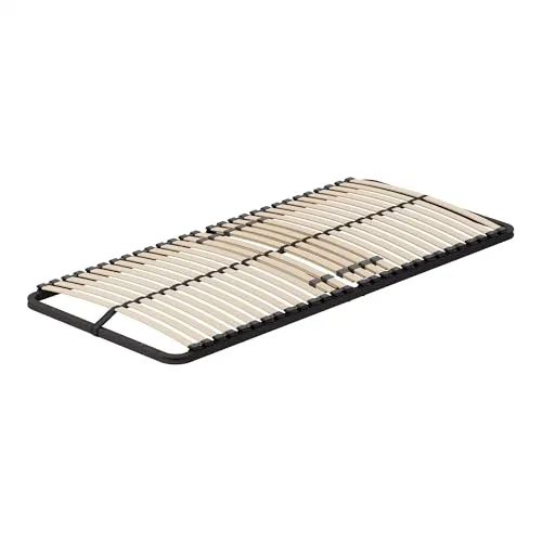 i-flair Lattenrost 100x200 cm - Komfortabler Mehrzonen-Lattenrost, geeignet für alle Matratzentypen mit einer max. Belastbarkeit von 140 kg und 5-facher Härtegradregulierung für individuellen Schlafkomfort.