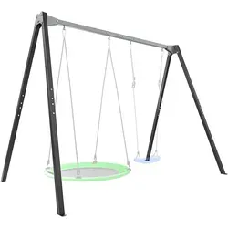 2-Sitzer Gartenschaukel MO-002 - Marbo Sport - Gartenbänke: Verwandeln Sie Ihren Garten in einen Spielplatz mit der stabilen 2-Sitzer Gartenschaukel, die bis zu 200 kg belastbar ist.