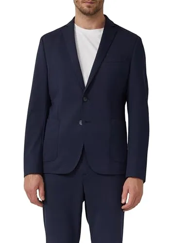 s.Oliver BLACK LABEL Herren Business-Anzug Jacke 5955, Slim Fit - Elegante Slim Fit Jacke für Herren mit Reverskragen und Pattentaschen, ideal für stilvolle Business-Outfits.
