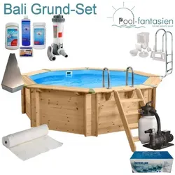 Interline Holzpool Bali 440 x 136 m Standard-Set