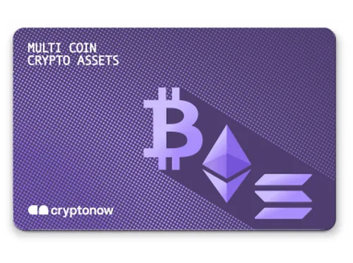 Cryptonow Multicoin Gutschein 100€ - Die Cryptonow Gutscheinkarte ermöglicht dir den einfachen Zugang zu Kryptowährungen. Tausche dein Guthaben unkompliziert in Bitcoin oder andere digitale Währungen – ideal für Einsteiger und als Geschenk!