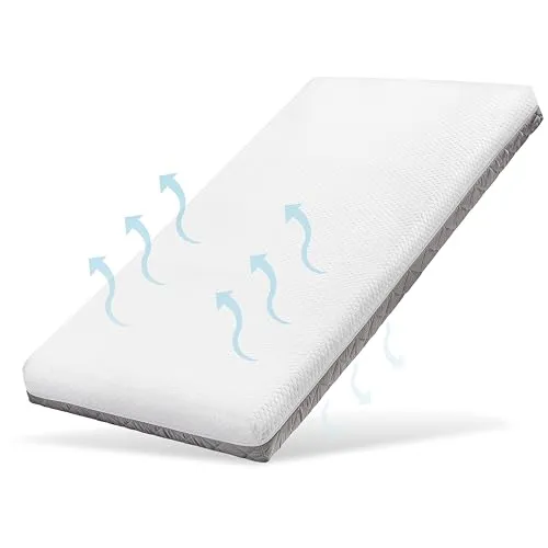 Ehrenkind® Kindermatratze Royal 90x190 - Matratze für Babybetten mit innovativem 3D Mesh für optimale Luftzirkulation, wasserdichtem Tencel Bezug und OEKO-TEX Standard 100 Zertifizierung für höchsten Komfort und Sicherheit.