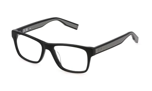 FILA Brillengestell (Model VFI539) für Herren, Quadratisch, gefertigt aus Stainless steel (inklusive Brillenetui)