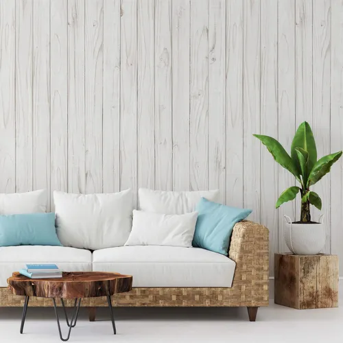 A.S. Création Vlies Fototapete Holz  White Wooden Wall DD118997  Designwalls 2.0