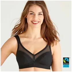 Swegmark - Net Cotton - BH ohne Bügel - Schwarz 85E