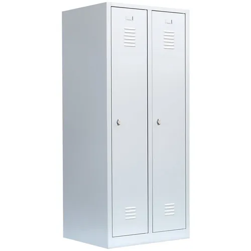 Spind Garderobenschrank Kleiderspind 180 x 80 x 50cm Lichtgrau 515120