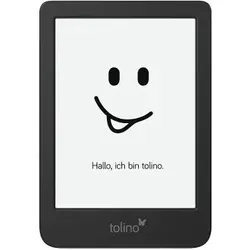 Tolino Shine 5 - 6 Zoll E-Book-Reader mit Bluetooth, kompaktes Design für unterwegs und Unterstützung des MOBI-Formats