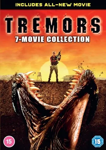 Tremors: 7-Movie Collection [DVD] - Filme mit 7 spannenden Abenteuern der Kultreihe, perfekt für Fans von Action und Monsterfilmen.