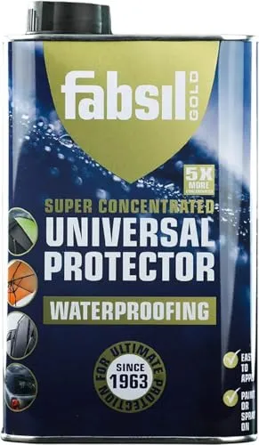 Granger Uni Fabsil Gold 1 Litre Cleaner - Imprägnier- & Pflegeprodukte für Camping & Outdoorgeräte, hochwirksamer Silikon-Proofer für alle Gewebearten, schützt zuverlässig vor Nässe und Schmutz.