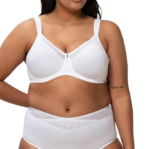 Triumph Damen Minimizer BH True Shape Sensation W01 1QQ06, Weiß (White 03), 90D