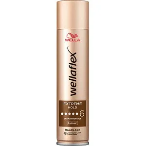 Wella Wellaflex Power Halt Mega Stark Haarlack 250 ml - Mega starker Halt für jedes Haarstyling mit Wella Wellaflex. Trocknet schnell, hinterlässt keine Rückstände und sorgt für elastisches Haar dank Flexactive-Technologie.