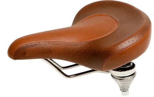 Endzone Beach Cruisersattel braun - Fahrradsattel mit stabiler Bauweise und hohem Sitzkomfort, perfekt für entspannte Fahrten.