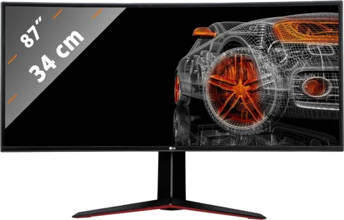 LG UltraGear 34GN850-B Gaming Monitor - 34 Zoll IPS LED Monitor mit 1 ms Reaktionszeit und 144 Hz Bildwiederholrate, ideal für fortgeschrittene Computerspieler.