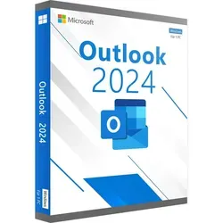 Microsoft Outlook 2024 für Windows | Blitzversand & Sofortdownload - Office-Software mit innovativen Funktionen, verbesserter Suchfunktion und KI-Integration für effiziente E-Mail-Kommunikation und persönliche Organisation.