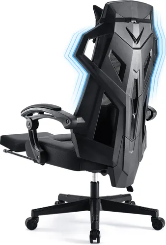 GTPLAYER Ergonomischer Bürostuhl - Gamingstuhl mit verstellbarer Lordosenstütze - Bürostühle mit ergonomischem Design, bietet ultimativen Komfort und Unterstützung für lange Gaming-Sessions, ideal für Home Office und Spieler.