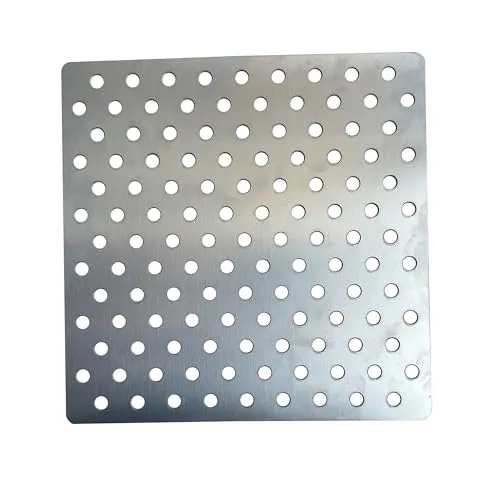 SIYOTO Abflussabdeckung aus 304 Edelstahl, verstopfungsschutz (20 x 20 cm)