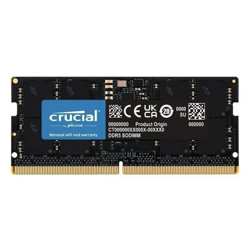 Crucial RAM 32GB DDR5 5600MHz - Hochleistungs Laptop Arbeitsspeicher, ideal für Gaming und Multitasking mit Unterstützung für Intel und AMD