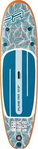 Aqua Marina Pure Air Coast 10'2 SUP Board - Entdecken Sie das leichte und stabile Stand Up Paddle Board – ideal für Einsteiger und Fortgeschrittene! Mit nur 7,6 kg und komplettem Zubehör sind Abenteuer auf dem Wasser sofort möglich.