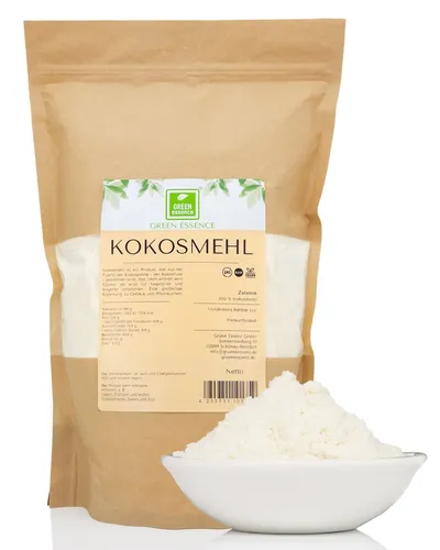 Kokosmehl 1kg hochwertiges Kokosnussmehl für kohlenhydratarme gesunde Ernährung