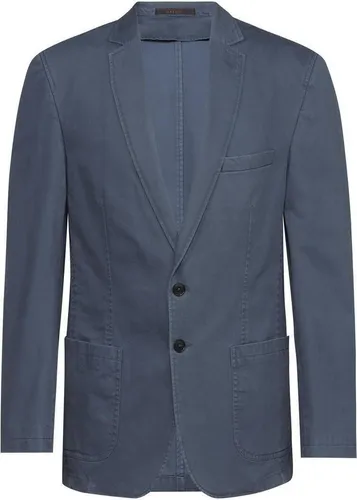 Greiff Corporate CASUAL Herren Sakko Revers Regular-Fit Taubenblau 46