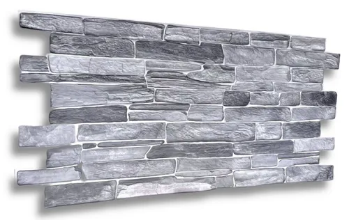 IKHEMalarka 3D Wandpaneel PVC - Stein Optik - Wandpaneele in Stein Optik, 48x90 cm, ideal für Bad, Küche oder Wohnzimmer. Wasserdicht und flexibel, perfekt für schnelle Renovierungen!