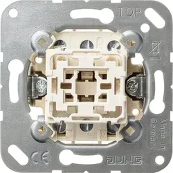Jung 503 U AUS-SCHALTER 3-POL. EINSATZ - 3-poliger Unterputz-Ausschalter mit Schraubklemmen für einfache Installation. Ideal für sichere Steuerung Ihrer elektrischen Geräte im Smart Home.