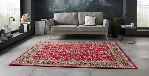 Hanse Home Design Kurzflor Wohnzimmerteppich Orient - Zabul Perser Look - Orientalischer Teppich für Esszimmer, Wohnzimmer und Schlafzimmer in klassischem Design. Pflegeleichtes Material verbessert Akustik und Wärmeisolierung. Größe 80x150 cm, erhältlich in verschiedenen Farben.