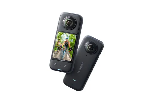 INSTA360 X3 - 5.7K 360 Action-Cam mit großem Touchscreen, perfekte Bildqualität für kreative Content Creator und Abenteurer