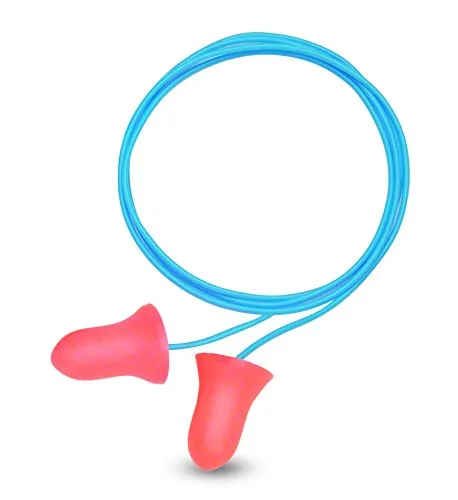 Honeywell Howard Leight Ohrstöpsel mit Band - 10x 33dB - Ohrstöpsel mit 33dB SNR-Dämmwert, ideal für Lärmschutz und Komfort, inklusive praktischer Aufbewahrungsbox.