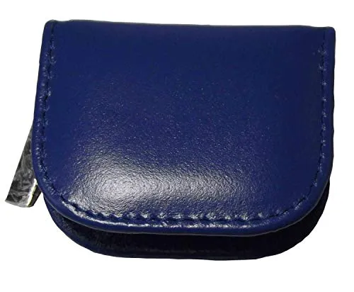 Reiseapotheke Leer 10er Blau echtes Leder
