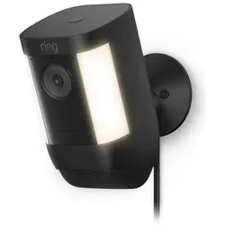 RING Spotlight Cam Pro - Wired, Überwachungskamera mit Live-Video - Amazon Alexa Geräte, bietet fortschrittliche Bewegungserfassung und Gegensprechfunktion für optimale Sicherheit zu Hause.