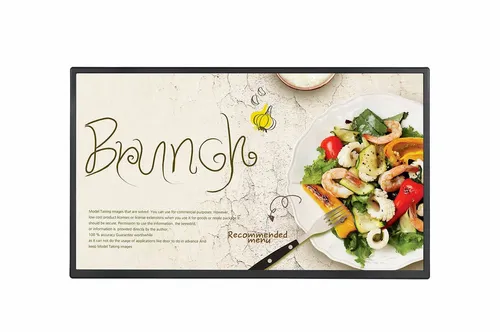 LG 32SM5J-B 32" Full HD Digital Signage Display mit eingebauten Lautsprechern für lebendige Werbung