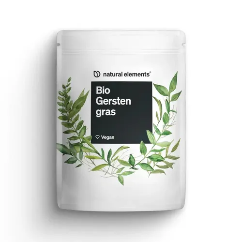 Bio Gerstengras Pulver 500g – 100% nachhaltig aus Deutschland - Sonstige Grundnahrungsmittel – Ideal für grüne Smoothies, in Rohkostqualität und laborgeprüft, vegan und ohne Zusätze.