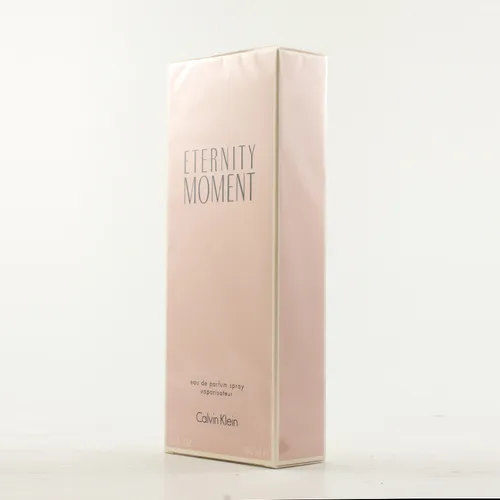Calvin Klein Eternity Moment Eau de Parfum Spray 100 ml - Damen Parfum mit fruchtigen und blumigen Noten, ideal für romantische Anlässe und ein langanhaltendes Dufterlebnis.