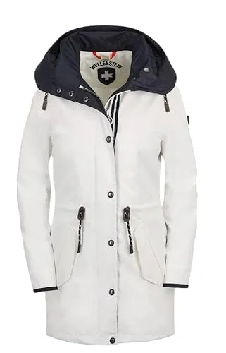 Wellensteyn SOMMERPARKA SOMP-994 SeSilEstAirTec Damen Sommer Parka, Größe:M, Farbe:Cocos/Midnightblue