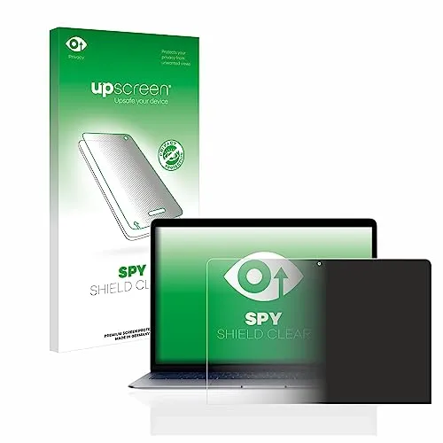 upscreen Anti-Spy Blickschutzfolie für Apple MacBook Air 13" 2020 Made in Germany, Privacy Displayschutz-Folie [Sichtschutz, Blaulichtfilter]