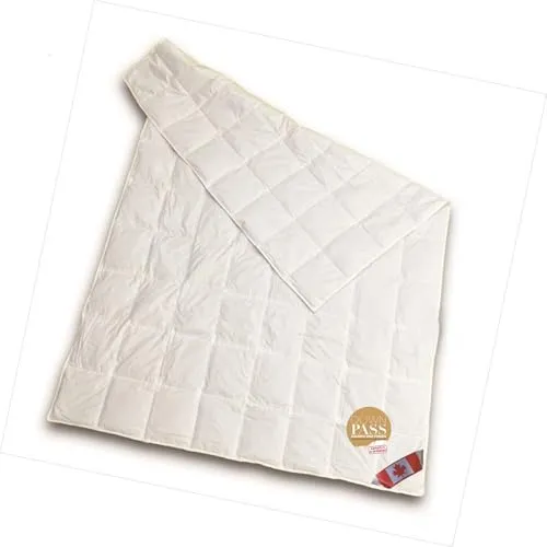 Canada Dreams Luxus Sommerbett Daunendecke 135x200 cm - Luxus Bettdecke aus 90% hochwertigen Daunen, ideal für Allergiker. Pflegeleicht, waschbar bis 60°C und in praktischer Aufbewahrungstasche geliefert.