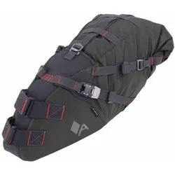 Acepac Satteltasche 16 l grau - Fahrradtaschen mit 16 l Volumen, wasserdicht und strapazierfähig, ideal für Bikepacking-Abenteuer.