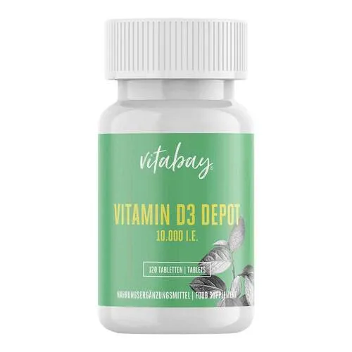 Vitamin D3 Depot 10.000 I.E. Cholecalciferol Tabletten 30 g