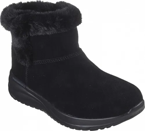 Skechers Damen Winter Boots - Schwarz, Größe 36 EU, aus hochwertigem Suede für optimalen Komfort und Stil im Winter