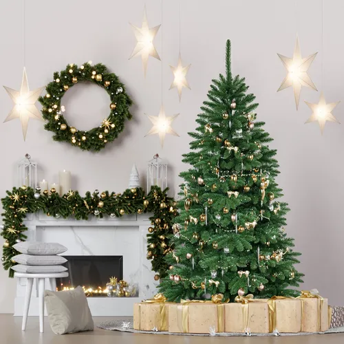 Künstlicher Weihnachtsbaum 120 cm mit Ständer – Fichte NK13 - Dekorativer 120 cm Weihnachtsbaum aus PVC, pflegeleicht und umweltfreundlich. Genießen Sie festliche Stimmung mit seinem natürlichen Design und stabiler Konstruktion für sicheren Schmuck.