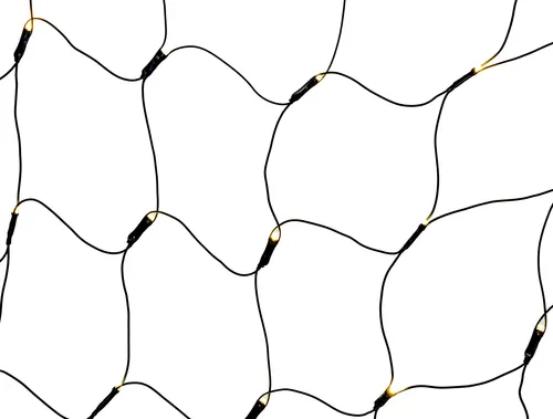 Lichternetz 160 LED warmweiß - Innen+Außen - Weihnachtsbeleuchtung mit 160 warmweißen LEDs, ideal für stimmungsvolle Dekorationen im Innen- und Außenbereich.