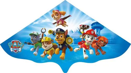 Günther Flugspiele Einleiner Drachen Paw Patrol - Drachen für Kinder ab 4 Jahren, perfekte Spannweite von 1150mm, ideal für den Herbst mit Windstärken von 4-6 bft und garantierten Erfolgserlebnissen.