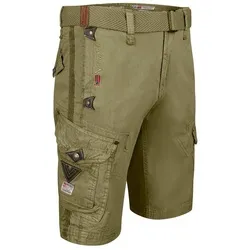 Geographical Norway GEO Norway Podex Herren Shorts / Bermuda - Cargo Caprihose aus Baumwolle, Kleidung für Jungen/Herren für den Sommer - Shorts und Bermudas, marine, S