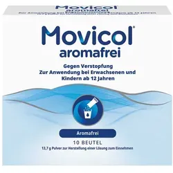 Movicol aromafrei Pulver Beutel