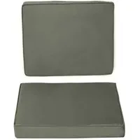 Outsunny Sitzkissen 2er-Set, 56 x 52 cm - Bequeme Auflagen für Haus, Garten oder Büro, waschbar und mit Reißverschluss, 7 cm dick für optimalen Komfort.