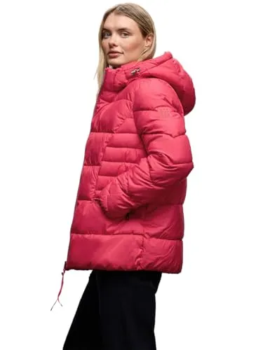 Street One Damen Kurze Steppjacke mit Kapuze - Stylische Damenjacke mit Tunnelzug, seitlichen Zipper-Taschen und angenehmer Fütterung für optimalen Tragekomfort. Ideal für die Übergangszeit.